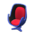 Artsy Chair's Blue variant