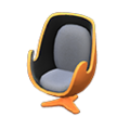 Artsy Chair (Orange - Gray) NH Icon.png