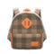Checkered Backpack (Brown) NH Icon.png