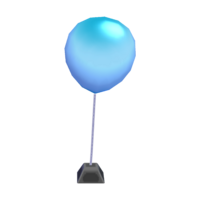 Cyan balloon