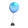 cyan balloon