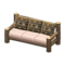 Log Extra-Long Sofa (Dark Wood - Bears) NH Icon.png
