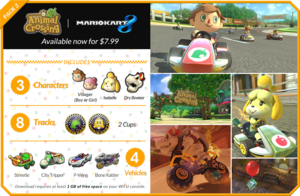 Animal crossing mario store kart