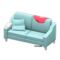 Sloppy Sofa (Light Blue - Red) NH Icon.png