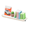 Wall-Mounted Bookshelf (White - Cars) NH Icon.png