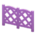 Lattice fence's Purple variant