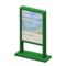 Poster Stand (Green - Painting Exhibition) NH Icon.png