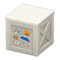 Wooden Box (White - Colorful Stickers) NH Icon.png