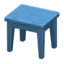 Wooden Mini Table (Blue - None)