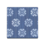 Blue Floral Flooring