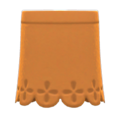 Cut-Pleather Skirt (Brown) NH Icon.png