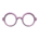 Rimmed glasses's Purple variant