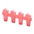 Simple Wooden Fence (Pink) NH Icon.png