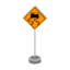 wet roadway sign