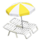 Beach Chairs with Parasol (White - Yellow & White) NH Icon.png