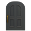 Black Common Door (Round) NH Icon.png