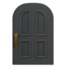 Black Common Door (Round) NH Icon.png