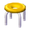 Donut Stool (Silver - Lemon) NL Model.png