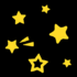 The Stars pattern for the Glow-in-the-Dark Stickers.