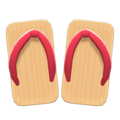 Kimono Sandals (Red) NH Icon.png