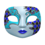 Venetian Carnival Mask (Blue) NH Icon.png