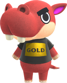 Artwork of Biff the Hippo