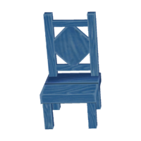 Blue chair