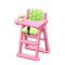 High Chair (Pink - Green) NH Icon.png