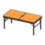 Outdoor Table (Black - Orange)