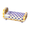 Polka-Dot Bed (Caramel Beige - Grape Violet) NL Model.png