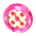 Polka-dot clock's ruby variant