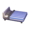 Stripe Bed (Gray Stripe - Blue Stripe) NL Model.png
