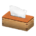 Tissue box's Natural wood variant