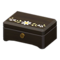 Wooden Music Box (Black - White Flower) NH Icon.png