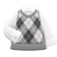Argyle Vest (Gray) NH Icon.png