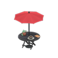 Bistro Table (Black - Red) NH Icon.png