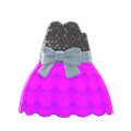 Bubble-Skirt Party Dress (Purple) NH Storage Icon.png