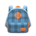 Checkered backpack's Blue variant