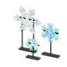 illuminated snowflakes