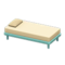 Simple Bed (Blue - White) NH Icon.png