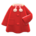 Poncho coat's Red variant