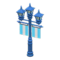 Street Lamp with Banners (Blue - Blue) NH Icon.png