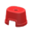 Bath stool's Red variant