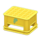Bottle Crate (Yellow - Pear) NH Icon.png