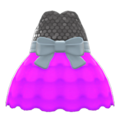 Bubble-Skirt Party Dress (Purple) NH Icon.png