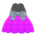 Bubble-Skirt Party Dress's Purple variant