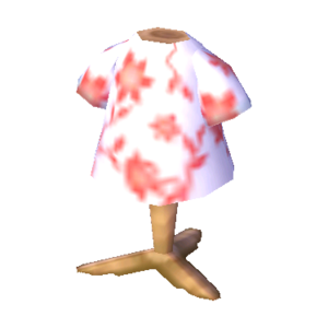 Flowery Tee NL Model.png