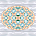 Texture of princess carpet