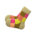 Color-Blocked Socks's Beige variant
