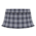 Gingham picnic skirt's Gray variant